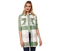 STREET ONE Damen A220151 Longweste, Washed Olive, 38