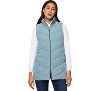 Street One Damen A220156 Steppweste, Milky Jade Blue, 46