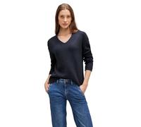 STREET ONE Damen A302538 Strickpullover, deep Blue, 42