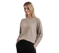 STREET ONE Damen A302785 Dolman Pullover, Mocha Beige Mel., 40 EU