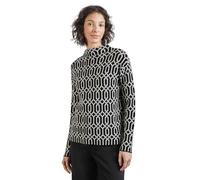Street One Damen A302834 EOS_Graphical Jacquard Sweater, Schwarz, 44 EU, Black, 44