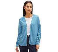 STREET ONE Damen A320564 Strickjacke, Light Aquamarine Blue Mel, 36