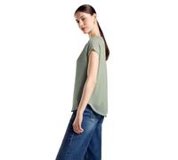 2-in-1-Shirt STREET ONE Gr. 34, grün (soft moss green) Damen Shirts (95904617-34) soft moss green
