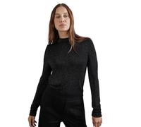 Street One Damen A322230 Turtleneck Shirt, Schwarz,44