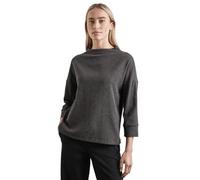 3/4-Arm-Shirt STREET ONE Gr. 38, grau (gravel meliert) Damen Shirts (46766269-38) gravel grau meliert