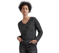 Shirt mit Leo-Muster Grau 38