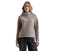 STREET ONE Damen A322499 Ottoman Shirt, Breezy Beige Mel., 38 EU