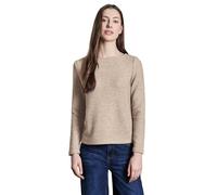 STREET ONE Damen A322595 Strick-Look Strukturshirt, Honey Sand Mel., 40 EU