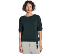 STREET ONE Damen A322903 Silk-Look T-Shirt, Hunter Green, 36