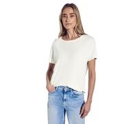 STREET ONE Damen A323114 Shirt in Unifarbe, Off White, 42