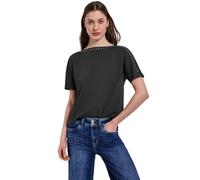 Street One - T-Shirt mit Nieten grau - Gr. - 44