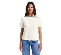 Street One Damen A323331 Weiches Strukturshirt, Off White, 34