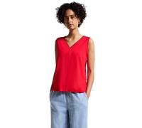 Street One Damen Jersey-Top mit Häkeldetails