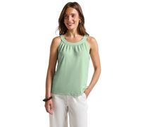 STREET ONE Damen A323538 Leinen-Look Sommertop, Soft Jade Green, 36