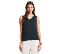 STREET ONE Damen A323623 V-Neck Top, Pine Grove Green, 46