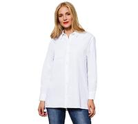 STREET ONE Damen A343563 Longbluse, White, 36