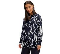 STREET ONE Damen A344284 Longbluse Bedruckt, deep Blue, 36