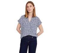 Street One Damen A344570 Sommer Bluse mit Print, Intense Royal Blue, 36 EU