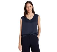 Street One Damen A344656 Satin Top, Smooth Sand beige, 40