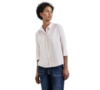 STREET ONE Damen A345122 Softe Cord-Bluse, Lucid White, 46 EU