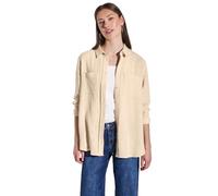 STREET ONE Damen A345531 Hemdbluse mit Brusttaschen, Velvet Cream, 36
