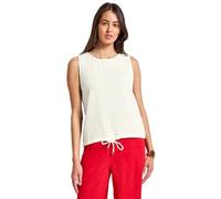 STREET ONE Damen A345604 Musselin Blusentop, Off White, 38