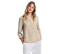 STREET ONE Damen A345607 Musselin Tunika, Coastal Beige, 38