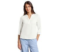 STREET ONE Damen A345607 Musselin Tunika, Off White, 40