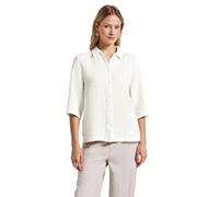 STREET ONE Damen A345609 Musselin Hemdbluse, Off White, 40