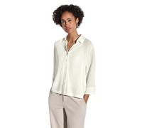 STREET ONE Damen A345664 Crinkle-Hemdbluse, Off White, 34