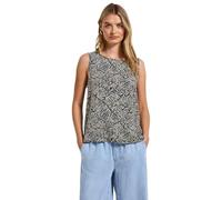 STREET ONE Damen A345799 Top mit Knopfleiste, Pine Grove Green, 34
