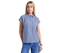STREET ONE Damen A345808 Hemdbluse mit Glitzerdetails, Original Blue, 42