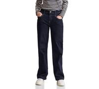 STREET ONE Damen A377121 Jeanshose Culotte, Indigo Rinsed Wash, 30W / 28L