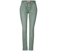 STREET ONE Damen A377241 Jeans Joggpants im Loose Fit, Soft Olive Washed, 34W / 28L