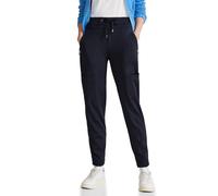STREET ONE Damen A377352 Cargohose, deep blue, 32W / 28L