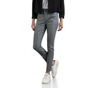 Lederimitathose STREET ONE Gr. 42, Länge 30, sagewood grey Damen Hosen (72550703-42) sagewood grey