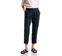 Stoffhose STREET ONE Gr. 36, Länge 26, grün (hunter green) Damen Hosen Stoffhosen in 34 Länge mit Stretch (79385903-36) hunter green