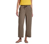 STREET ONE Damen A378974 Wide Leg Musselin Hose, Mute Mocha, 44W / 26L