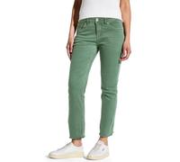 STREET ONE Damen A379025 Straight Leg Jeans, Peridot Green Washed, 34W x 28L