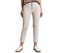 Street One Damen A379184 Gestreifte 7/8 Jeans, Beige Stripe Washed, 34
