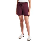 STREET ONE Damen A379490 Paperbag Shorts, Dark Cherry Red, 38W
