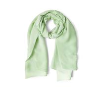 Street One Damen A572659 Warm Plissee Longscarf, Gleam Green Mel, A, gleam green mel., A