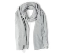 Street One Damen A572659 Warm Plissee Longscarf, Heather Grey Mel, A, heather grey mel., A