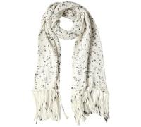 Street One Damen Schal A572666 Chunky NEP Yarn Longscarf gemustert Lucid White One Size