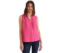 Street One Damen Ärmellose Bluse mit Rüschen