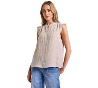 Street One Damen Ärmellose Leinenbluse