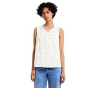 Street One Damen Ärmellose Stickmuster Bluse