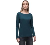 Street One Frauen Basic Langarmshirt in Türkis, Gr: 40