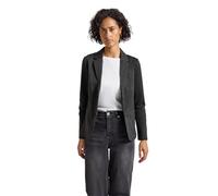 Street One Kurzblazer Basic Piqué Damen V-Ausschnitt tailliert Gr. 34