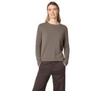 Street One Strickpullover Basic Damen 100% Baumwolle Rundhals Braun (Light Terra Mocha) Gr. 42